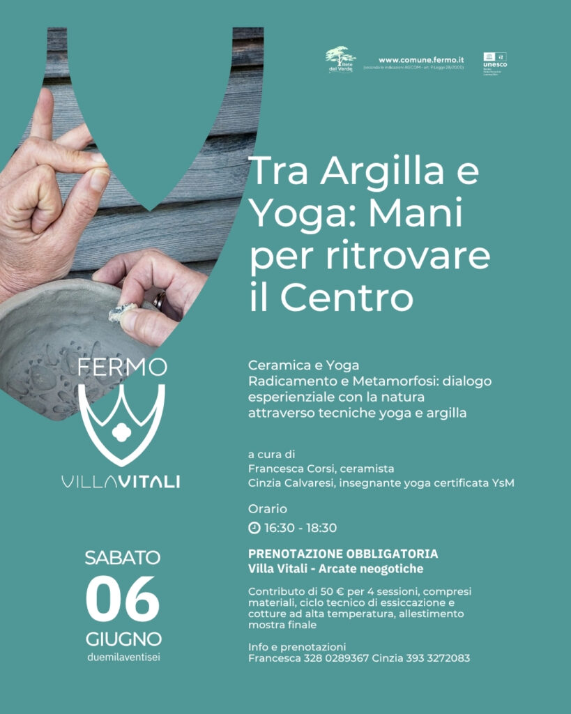 Tra argilla e yoga: mani per ritrovare il centro